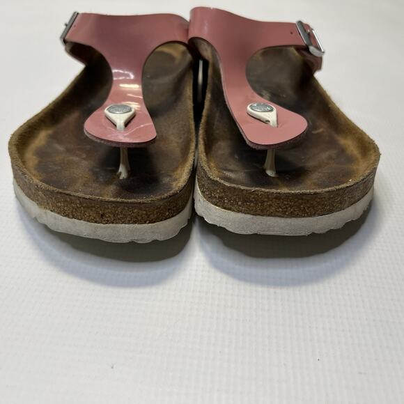 Birkenstock Gizeh Brushed Flamingo Birko-Flor Sandals Vegan Reg 40  US 9 - 9.5 - Picture 6 of 11